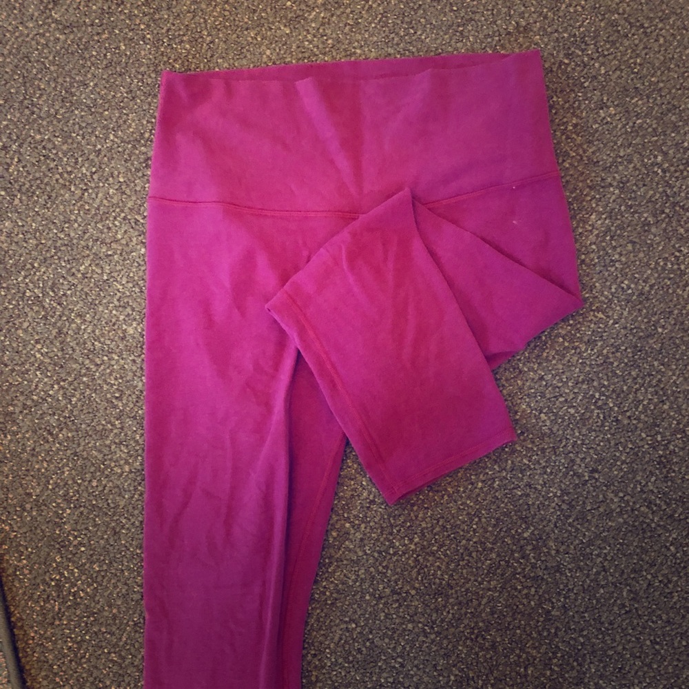 Lululemon cotton crop leggings